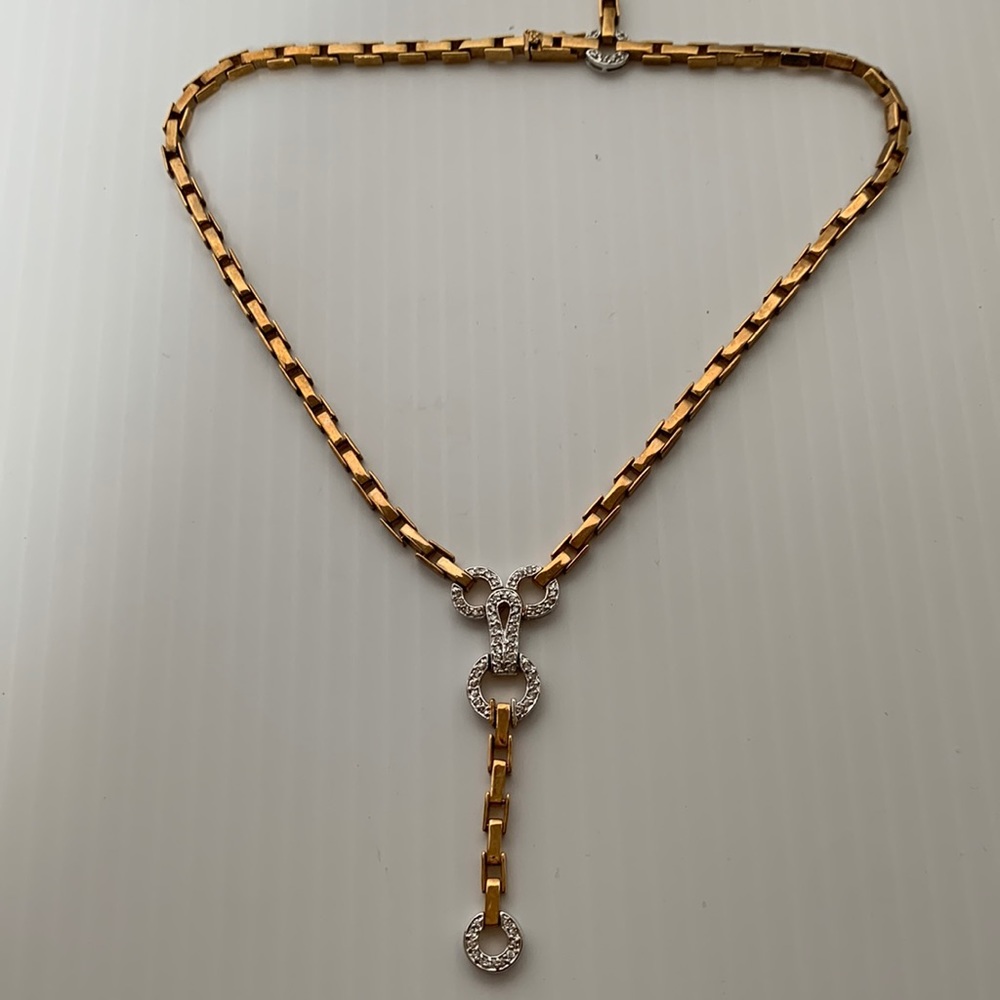 Lauren g adams | gold and diamond pendent necklace